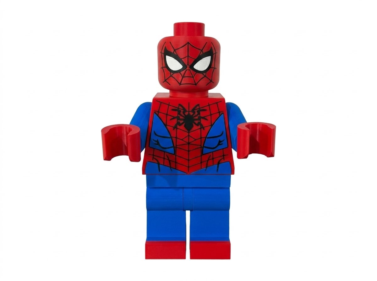 Spiderman LEGO stampato in 3D