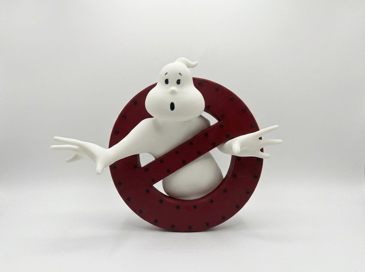Insegna da Parete Ghostbusters stampato in 3D